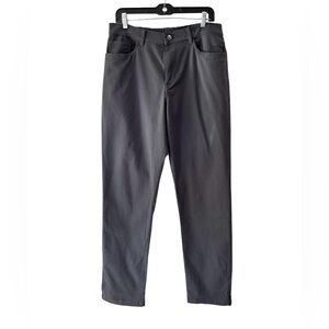 Pact men’s organic cotton Stretch Twill Pants L grey Slim  straight Casual NWOT